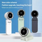 Rechargeable Handheld Turbo Fan with Digital Display Portable Travel Mini Fan UK
