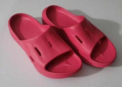 Hoka Ora Recovery Slide 3 Neon Rose Pink Unisex Size 12M 
