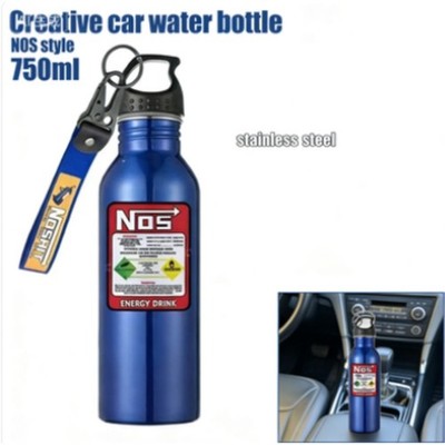New！ 750ML Insulated Bottle 304 Stainless Steel Vacuum Cup NOS Style Car