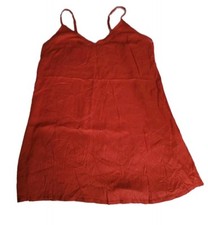 FARM Rio Slip Spaguetti Strap Slip Mini Dress Burn Orange Women's Size Small