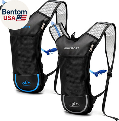 2 Pack Hydration Backpack Pack with 2L Hydration Bladder,  Lightweight Breathabl
