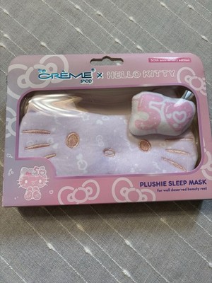 NEW!!! Hello Kitty 50th Anniversary Plushie Sleep Mask Sanrio the Crème Shop