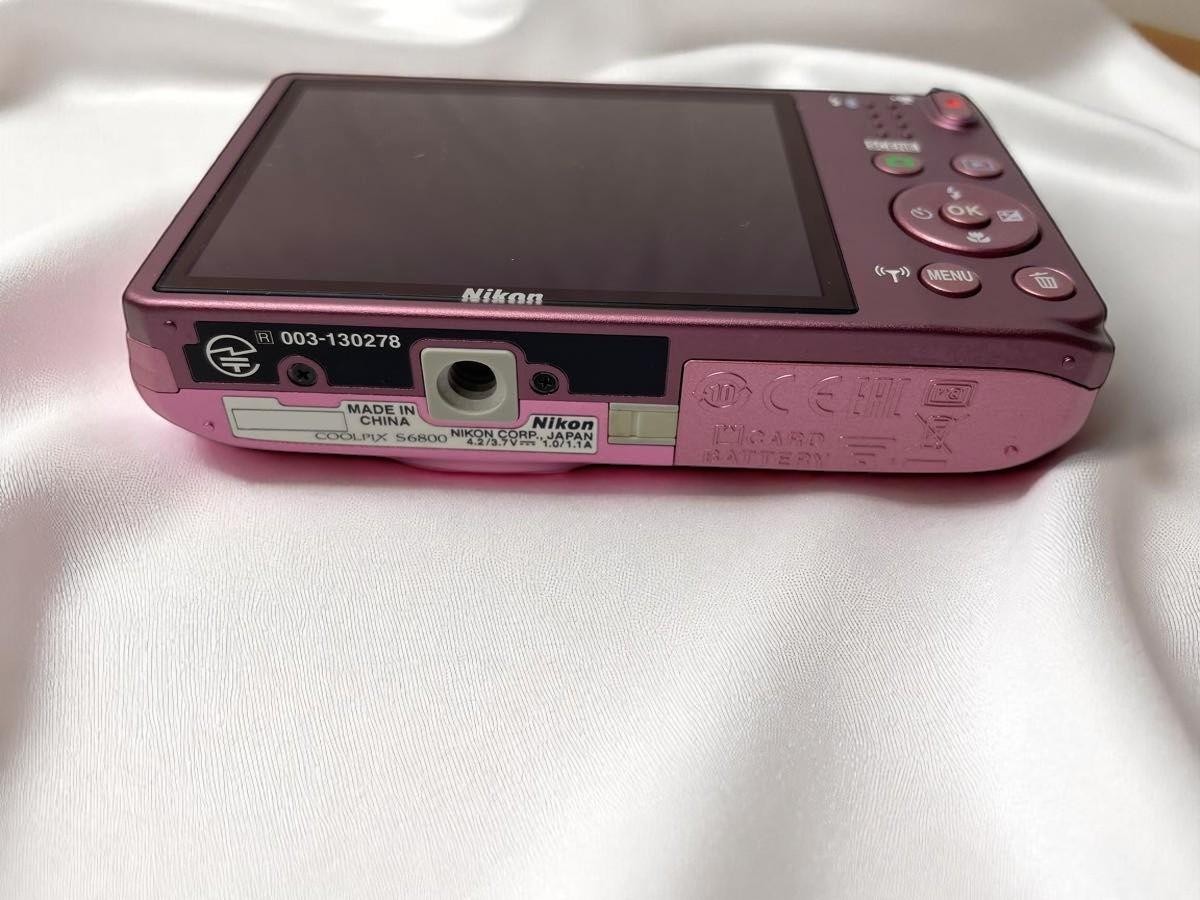 Mint] Nikon Coolpix S6800 Pink 16.0MP 12x Compact Digital Camera
