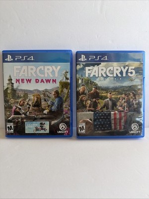 Far Cry PS4 Bundle Far Cry 5 + Far Cry New Dawn Excellent Discs