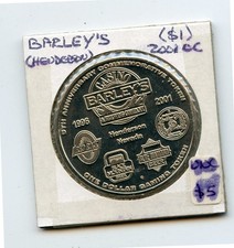 1.00 Token from the Barleys Casino Henderson Nevada OC 2001