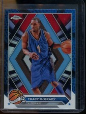 2023-24 Topps Chrome Tracy McGrady Blue Basketball Refractors Orlando Magic #24