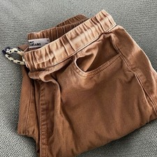 Epic Threads Boys Size 14 Jogger Pants Brown Stretch Waist Cotton Blend