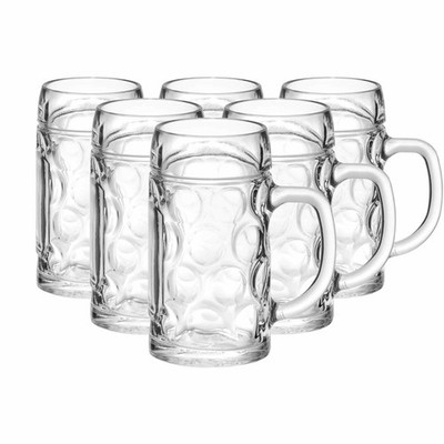 Van Well München Bierkrug 0,5 l geeicht 6er Set - Spülmaschinenfest