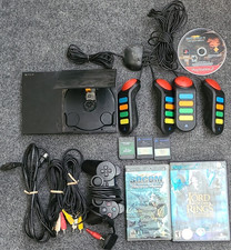 Sony PlayStation 2 PS2 Slim SCPH-90001 Black Console Not Powering Bundle Games