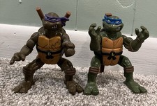 Vintage TMNT lo 1993 Jump Attack Jujitsu Leonardo Donatello Next Day Ship