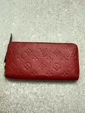 LOUIS VUITTON Zippy Wallet Monogram Empreinte RED Cowhide RED M63691 JAPAN