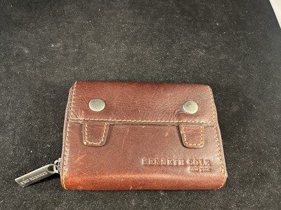 Vintage KENNETH COLE Travel Domino Set. Leather.