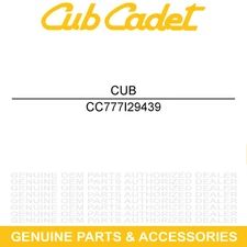 CUB CADET 777I29439 Label-Snow Single Stage Handle LHP 21 1X