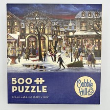 Cobble Hill Tis The Season 500 Pcs Jigsaw Puzzle 27 x 19 Inches - Complete