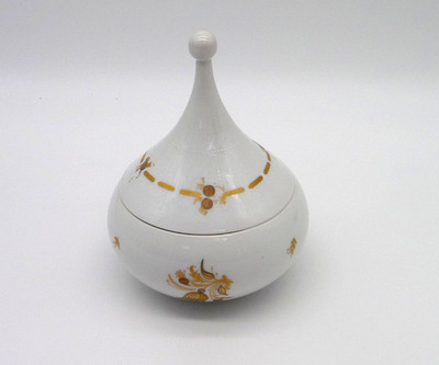 Rosenthal Quatre Couleurs Bonboniere Björn Wiinblad Deckeldose Zuckerdose H 16cm