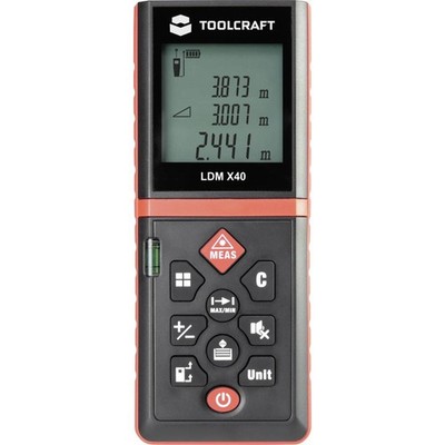 TOOLCRAFT LDM X40 Laser-Entfernungsmesser 40 m
