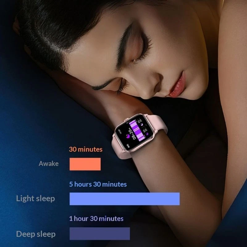 Bluetooth Calling Smart Watch Fitness Tracker NFC Touch Screen Waterproof