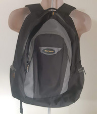 Targus 15" Laptop Backpack College Work Black Gray Pockets