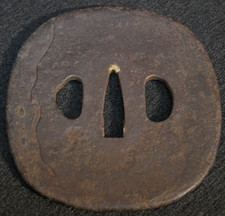 古董原始1800-1849 年日本刀镡| eBay