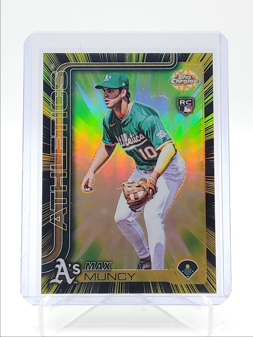 MAX MUNCY 2025 TOPPS CHROME UPDATE RADIATING ROOKIES SSP RC Q3967