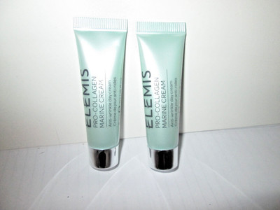 ELEMIS Pro-Collagen Marine Cream 0.1fl oz X 2 Mini Travel Sz Anti-Wrinkle