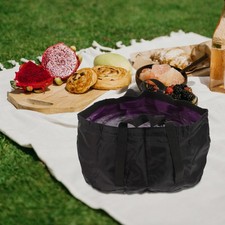 12 L Camping Water Container Folding Bucket Travel Outdoor Basin