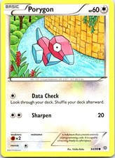 Porygon 64/98 Common Ancient Origins Pokemon Near Mint