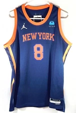OG Anunoby #8 New York Knicks Jordan Swingman Statement Sphere Jersey Youth L