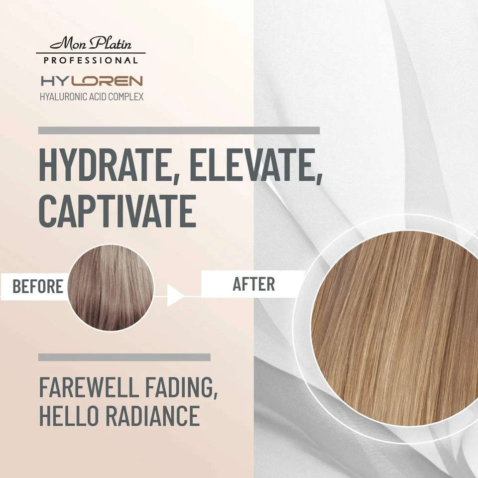Champú Mon Platin HYLOREN Color Save 17 oz - Cuidado hidratante para el color del cabello Foto 4 de 4