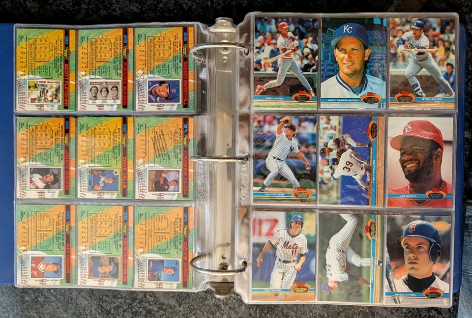 1991 Stadium Club Baseball conjunto completo em fichário 1-600 quase perfeito-perfeito Bagwell RC - Imagem 3 de 4