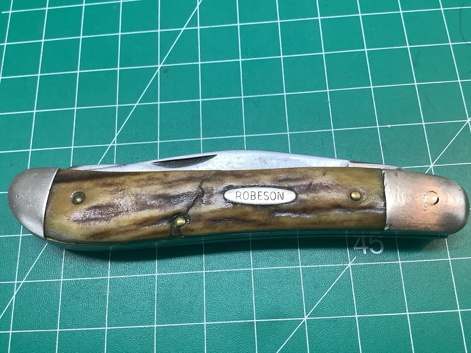 Vintage ROBESON 522482 Dogleg Trapper  SHUREDGE - Image 2 of 4