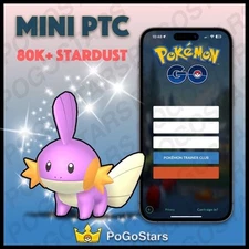 Pokémon PTC Go - Shiny Mudkip - 80K Stardust✨Read Description✨