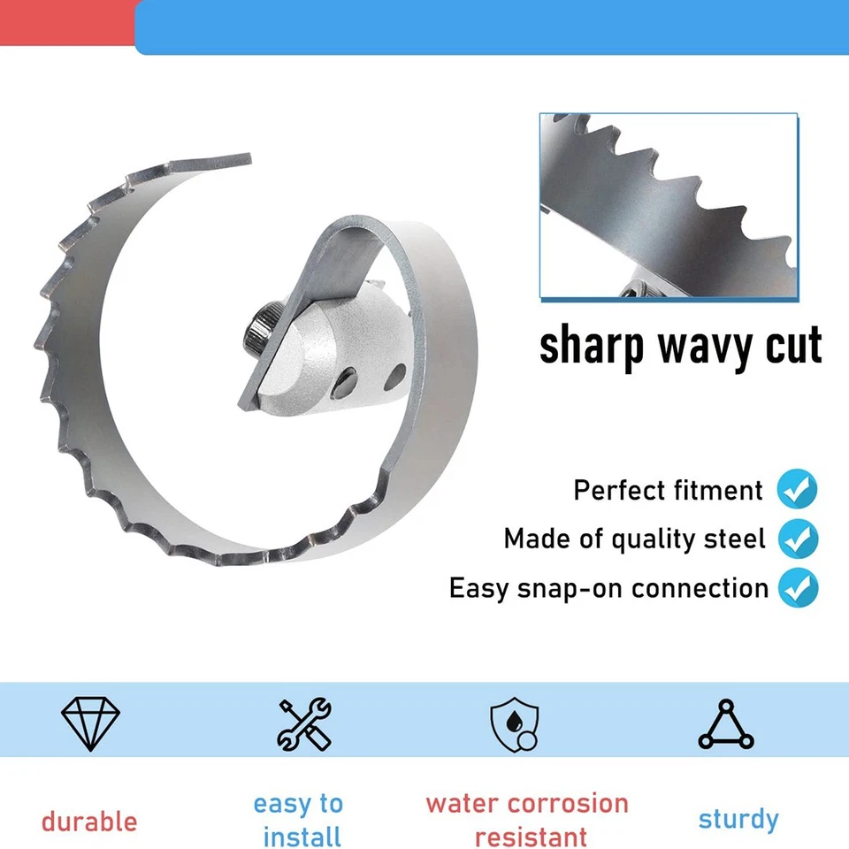 2" Spiral Cutter for Ridgid K-50 Sectional Machine K-400 K-3800 Drum 63025 T-209 - Image 4 of 4