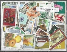 Papouasie Nlle Guinée - Papua New Guinea 100 timbres différents