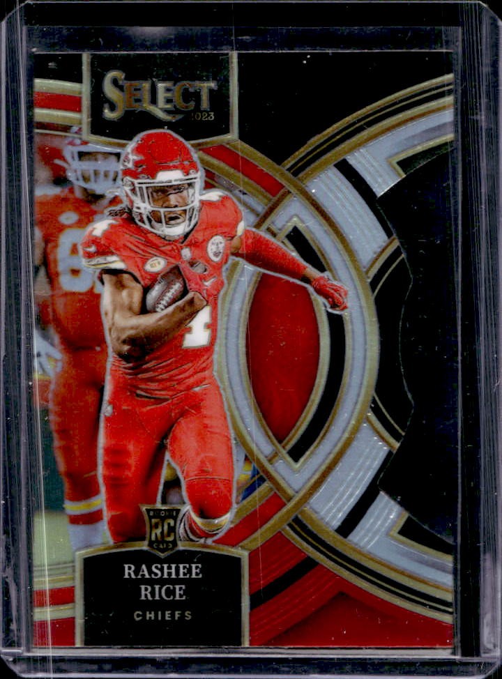 2023 Select Rashee Rice Black and Red Prizms Die Cut RC Premier #132