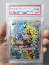 Son Goku Fb05-119 PSA 10 Alternate Art Dbs Fusion World