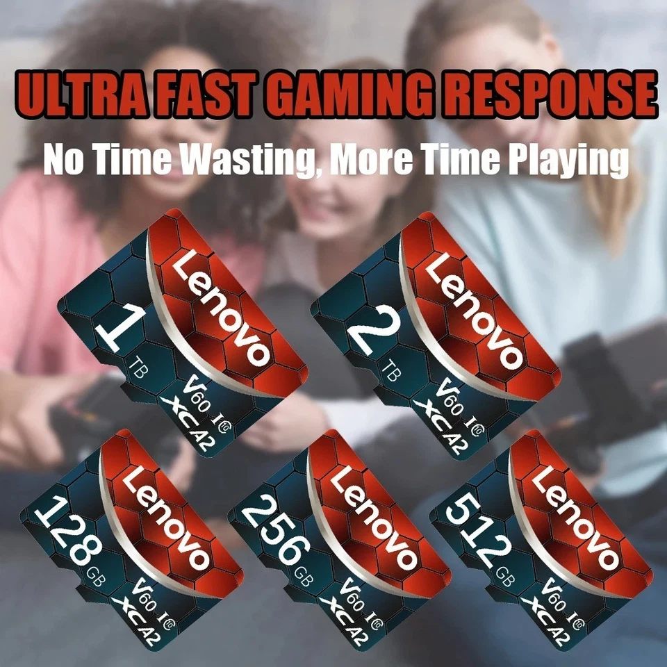 2TB 1TB 512GB 256GB 128GB A2 Micro SD Card High Speed U3 TF Memory Card PC Mac - Image 3 of 4