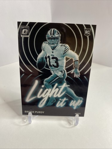 Brock Purdy #LU-20 — 2022 Panini Donruss Optic Light it Up football card