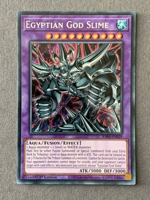 Yu-Gi-Oh! - Egyptian God Slime - RA01 - Secret Rare - NM