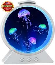 Jellyfish Lamp, 7-Color Changing Jellyfish Aquarium Light for Relax, Mood Lamp