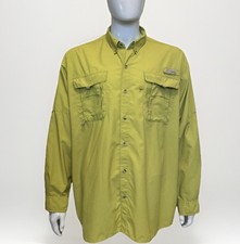 Columbia PFG Omni-Shade Performance Fishing Gear Long Sleeve Shirt Men  s XL