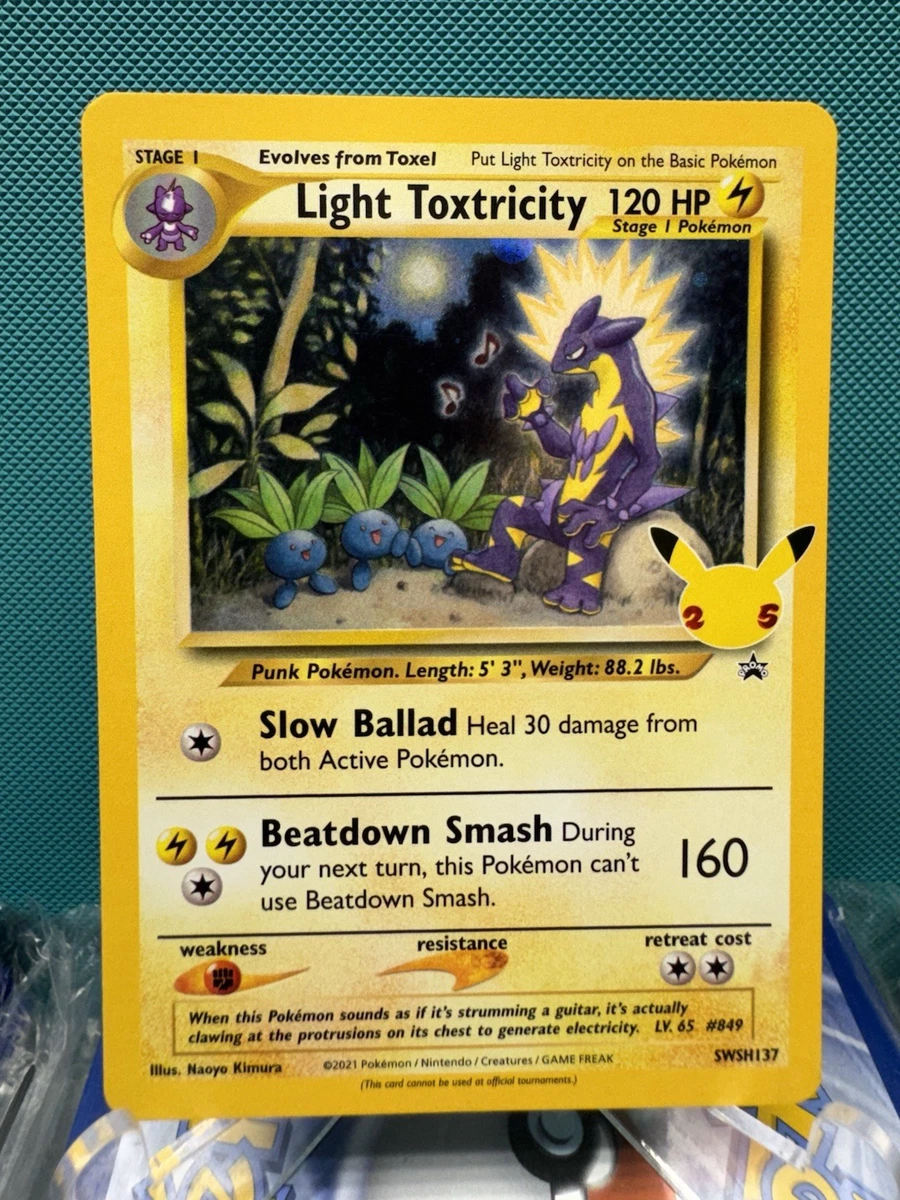 Light Toxtricity Pokémon TCG Cards for sale | eBay