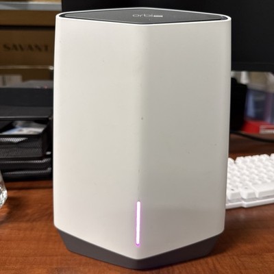 NETGEAR Orbi Pro WiFi 6 Tri-Band Mesh Router (SXR80) 6Gbps 3,000 sq ft AX6000