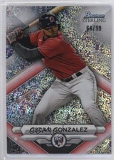 2023 Bowman Sterling Rookies Speckle Refractor 64/99 Oscar Gonzalez #BSR-11 g1k