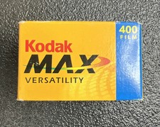 New Kodak Max Versatility ISO 400 35mm Color Film 36 Exposures Expired 07/2004