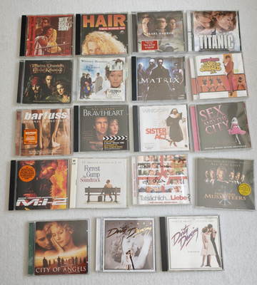 Film Musik Soundtrack Movie Bundle 19x CDs Braveheart Dirty Dancing Titanic ...