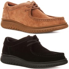 Clarks Relaxlite Low Heritage Eva Sole Suede Scarpe Casual Uomo In Cola EU 41-46
