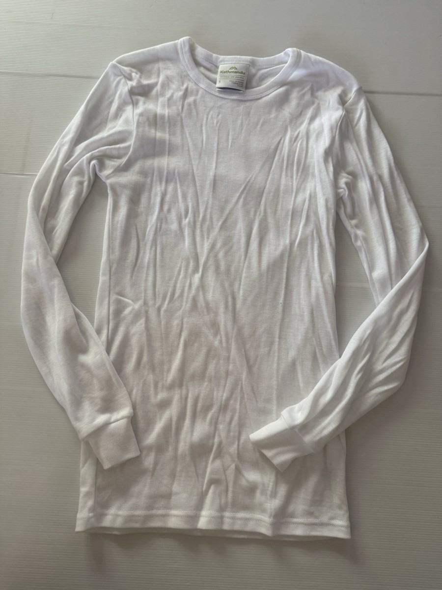 Kathmandu Polypro Unisex Long Sleeve Thermal Base Layer Top Size