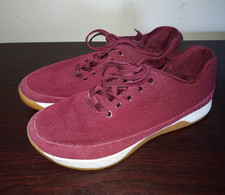 No Bull Training Sneakers Women's 9 Canvas Uppers Lace Up Men's 7.5 Burgundy