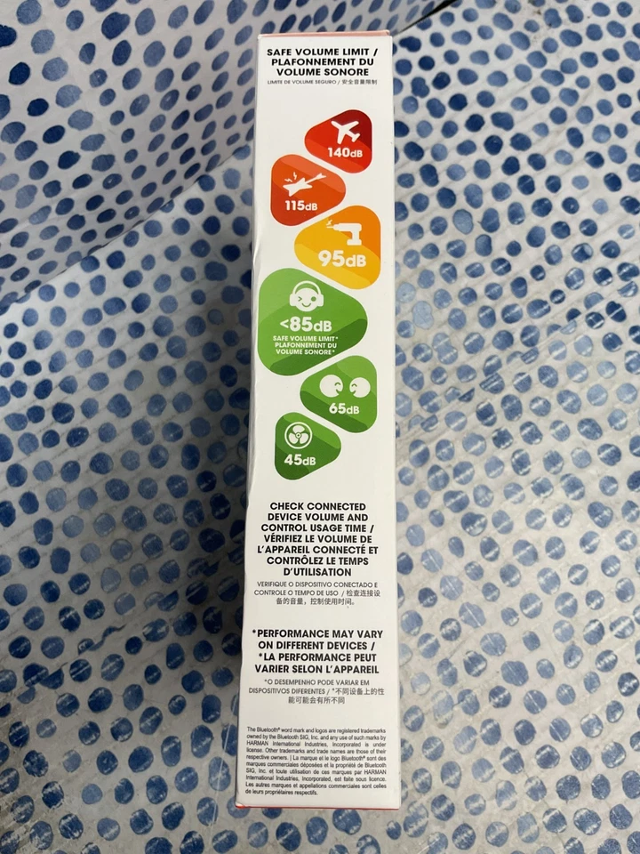 JBL JR300BT Kids On-Ear Wireless Headphones w/ Safe Sound Technology (Pink) NEW - Image 4 of 4